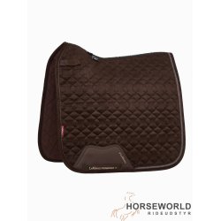 LeMieux Crystal Suede Dressur Underlag - Brun