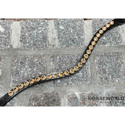 OS Pandebnd Rivoli 10mm - Light Peach/Guld