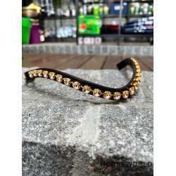 OS Pandebnd Rivoli 10mm - Light Peach/Guld