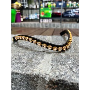 OS Pandebnd Rivoli 10mm - Light Peach/Guld