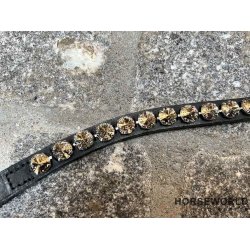 OS Pandebnd Rivoli 10mm - Crystal Gold Patina/Slv