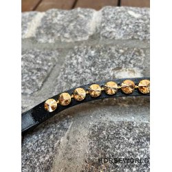 OS Pandebnd Rivoli 10mm - Crystal Golden Shadow/Guld