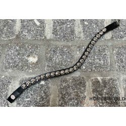 OS Pandebnd Rivoli 10mm - Crystal Silver Patina/Slv