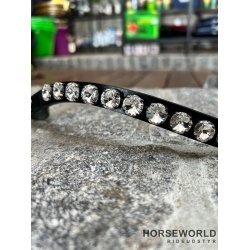 OS Pandebnd Rivoli XL 12mm Feelgood - Crystal/Sort