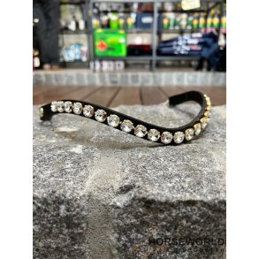 OS Pandebnd Rivoli XL 12mm - Crystal/Guld