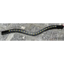 OS Pandebnd Tiffany 8mm - Light Topaz/Sapphire/Slv