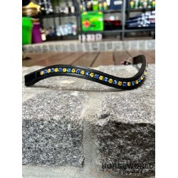 OS Pandebnd Tiffany 8mm - Light Topaz/Sapphire/Slv