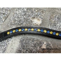 OS Pandebnd Tiffany 8mm - Light Topaz/Sapphire/Slv