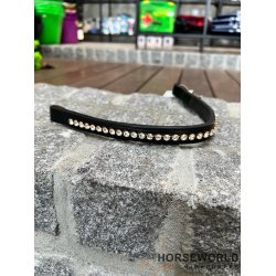 OS Pandebnd Tiffany 8mm - Crystal/Guld