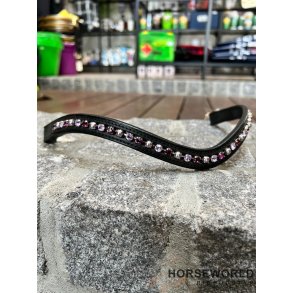 OS Pandebnd Tiffany 8mm - Amethyst/Pearl/Violet/Slv