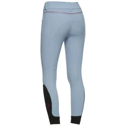 CT Team Red Stripe Full Grip Ridebukser - Light Blue