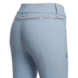 CT Team Red Stripe Full Grip Ridebukser - Light Blue