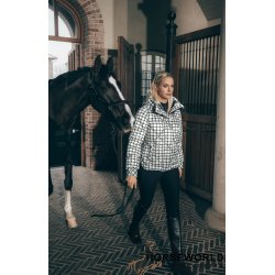 Pikeur Quiltdiamond Short Jacket - Hvid/Sort