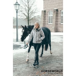 Pikeur Quiltdiamond Short Jacket - Hvid/Sort