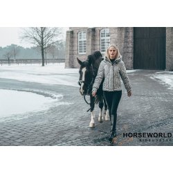 Pikeur Quiltdiamond Short Jacket - Hvid/Sort