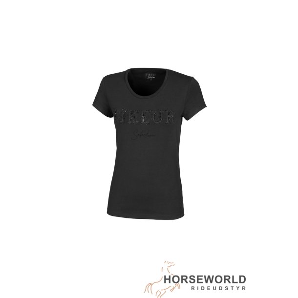 Pikeur Phily T-Shirt m. sten - Sort