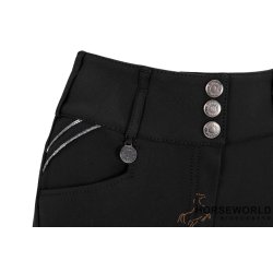 Pikeur Candela Glamor Full Grip Ridebukser - Sort