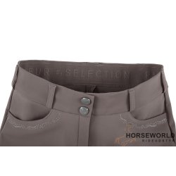 Pikeur Selection Ceelina SD Full Grip Ridebukser - Mystic Grey