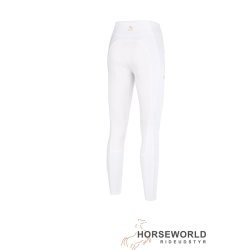 Pikeur Violette Ridebukser Full Grip - Hvid