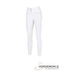 Pikeur Violette Ridebukser Full Grip - Hvid