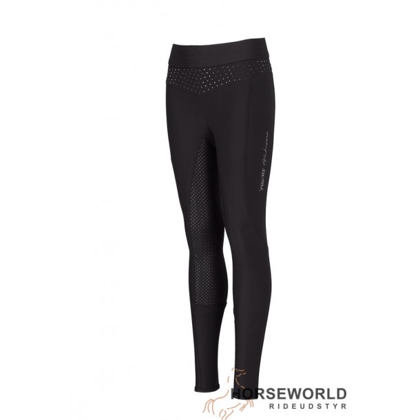 Pikeur Mel Athleisure Full Grip Junior Tights - Sort