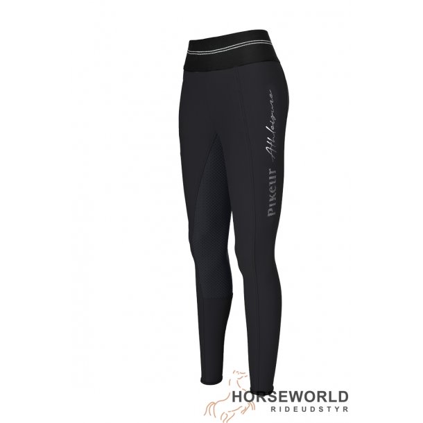 Pikeur Gia Athleisure Full Grip Tights - Sort