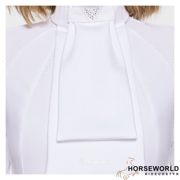 Samshield Crystal Fabric Triangle Plastron - Holographic