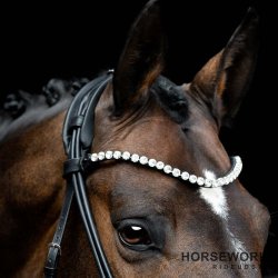 SD Design L nique Pandebnd m. Sten - Sort/Slv