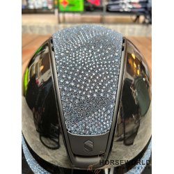 Samshield 2.0 Miss Shield Ridehjelm Glossy Intarsia - Sort/Blue/Matt Black