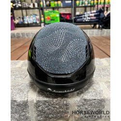 Samshield 2.0 Miss Shield Ridehjelm Glossy Intarsia - Sort/Blue/Matt Black