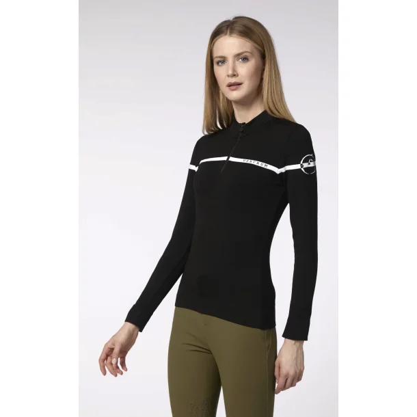 Vestrum Antigua Hi-Tech Zip Bluse - Sort