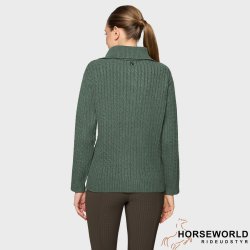 Samshield Suzanne Twisted Zip Pullover - Dark Forrest
