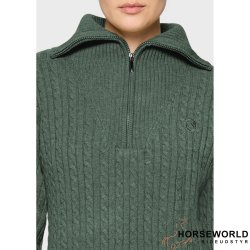 Samshield Suzanne Twisted Zip Pullover - Dark Forrest