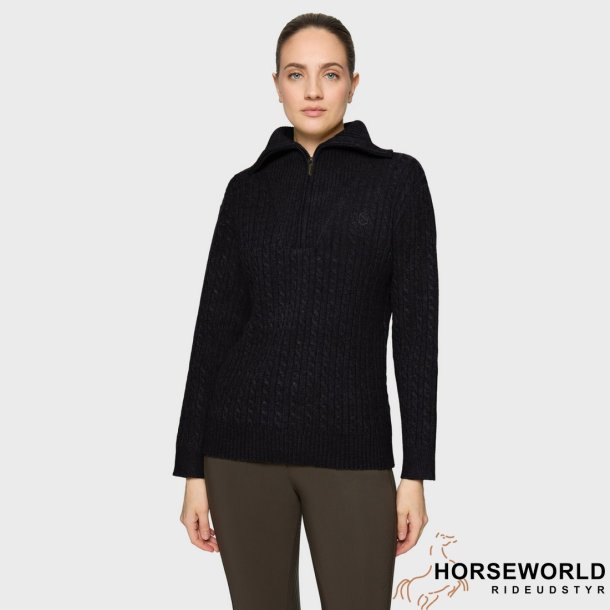 Samshield Suzanne Twisted Zip Pullover - Sort