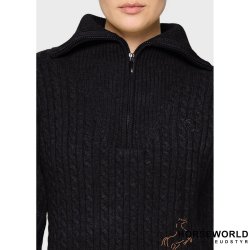 Samshield Suzanne Twisted Zip Pullover - Sort