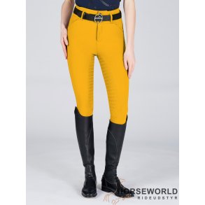 Vestrum Molveno m. Logo Full Grip Ridebukser - Ochre