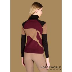 Vestrum Demonte Rullekrave Strik - Bordeaux