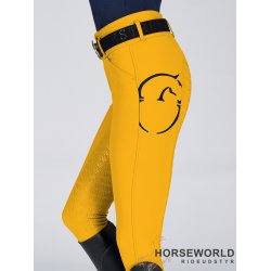 Vestrum Molveno m. Logo Full Grip Ridebukser - Ochre