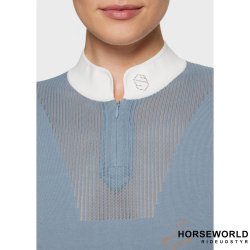 Samshield Zoe St�vnebluse - Dusty Blue