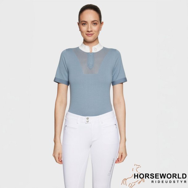 Samshield Zoe St�vnebluse - Dusty Blue