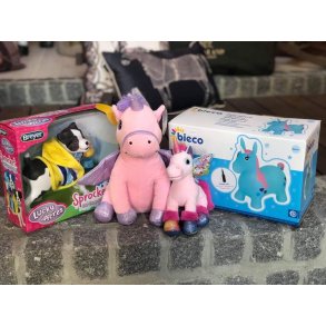 Legetøj, Nøgleringe, Kæpheste m.m.